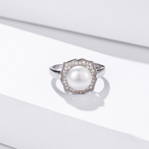 Pearl Silver Ring